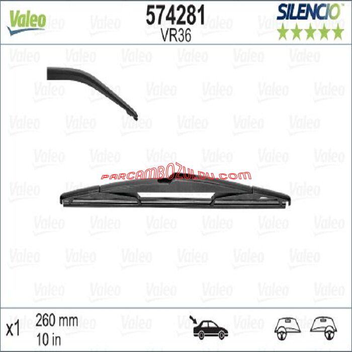 Arka Silecek Süpürgesi Scenic ll - Megane ll - 7701056814