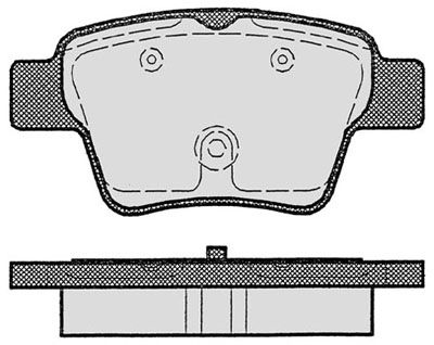 PEUGEOT 407 ARKA FREN BALATA TAKIMI YAYSIZ BSG 4254.76-70-200-013