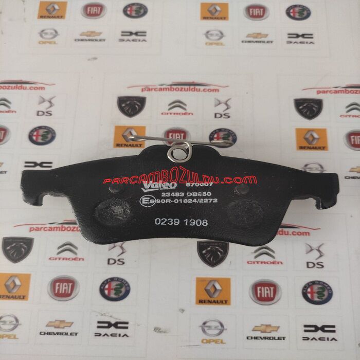 Arka Fren Balatası TK Disk Laguna lll-508-C5 - 440601689R