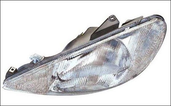 SOL FAR KOMPLE (H4 HALOJEN AMPUL) (ÇİZGİLİ TİP) PEUGEOT 206 (1998>2000) OEM NO: 6204.S7 DEPO: 550-1120L-LD EM