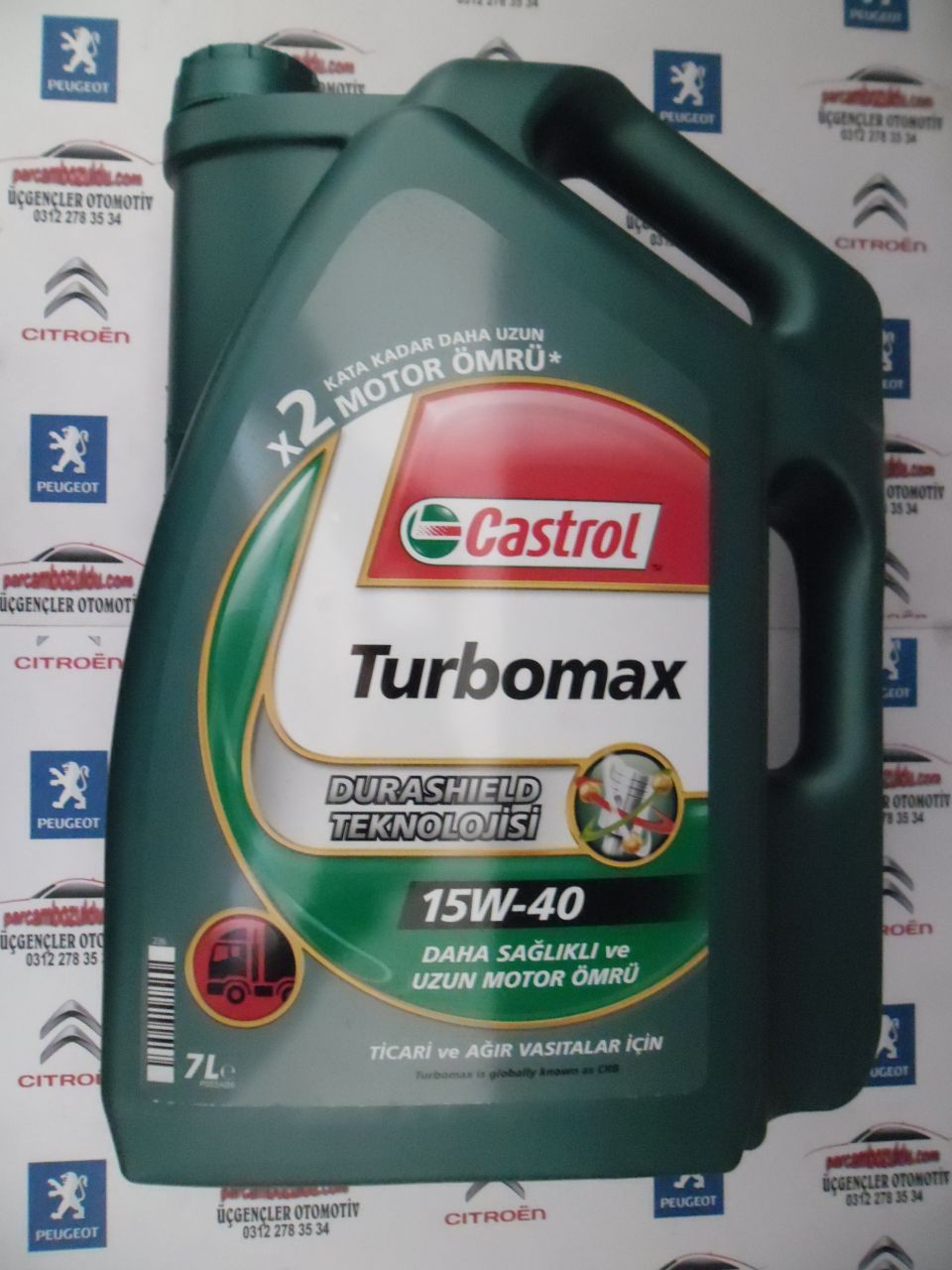 CASTROL RX TURBO 15W-40 MOTOR YAĞI 7 LİTRE