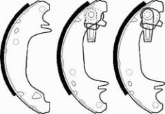 Arka Fren Balatası  P205-P309-R9-R11 Autotech 4241.57-434038