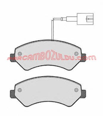 ARKA FREN BALATASI DİSK JUMPER 4253.59