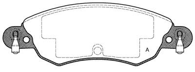 CITROEN C5 ÖN FREN BALATASI BRASSE 4253.46
