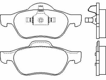 RENAULT LAGUNA ÖN FREN BALATASI BENDİX 7701209808