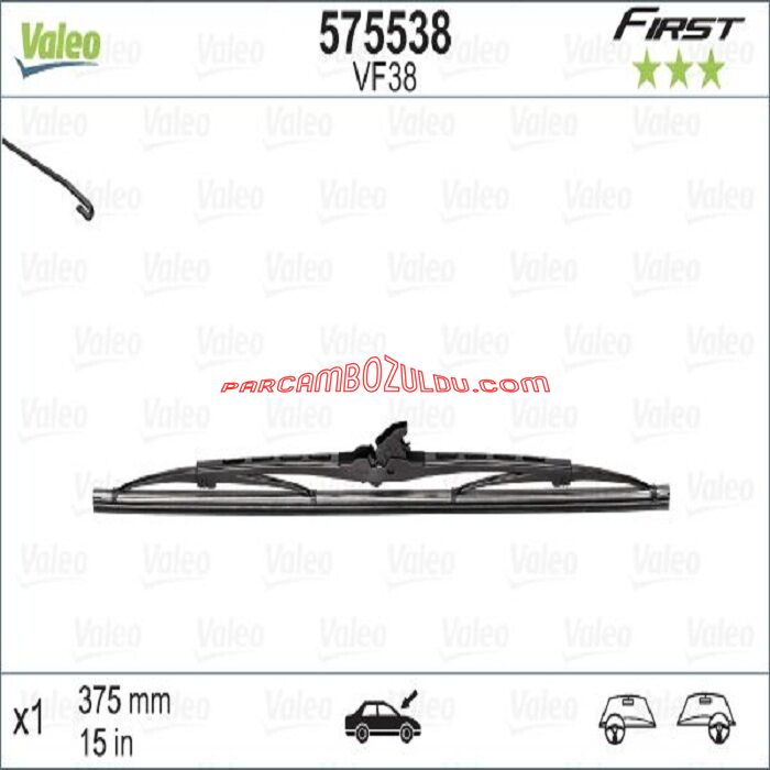 Silecek Süpürgesi 380mm R9-11-12 Muz Tipi Adet - 7702188789-1