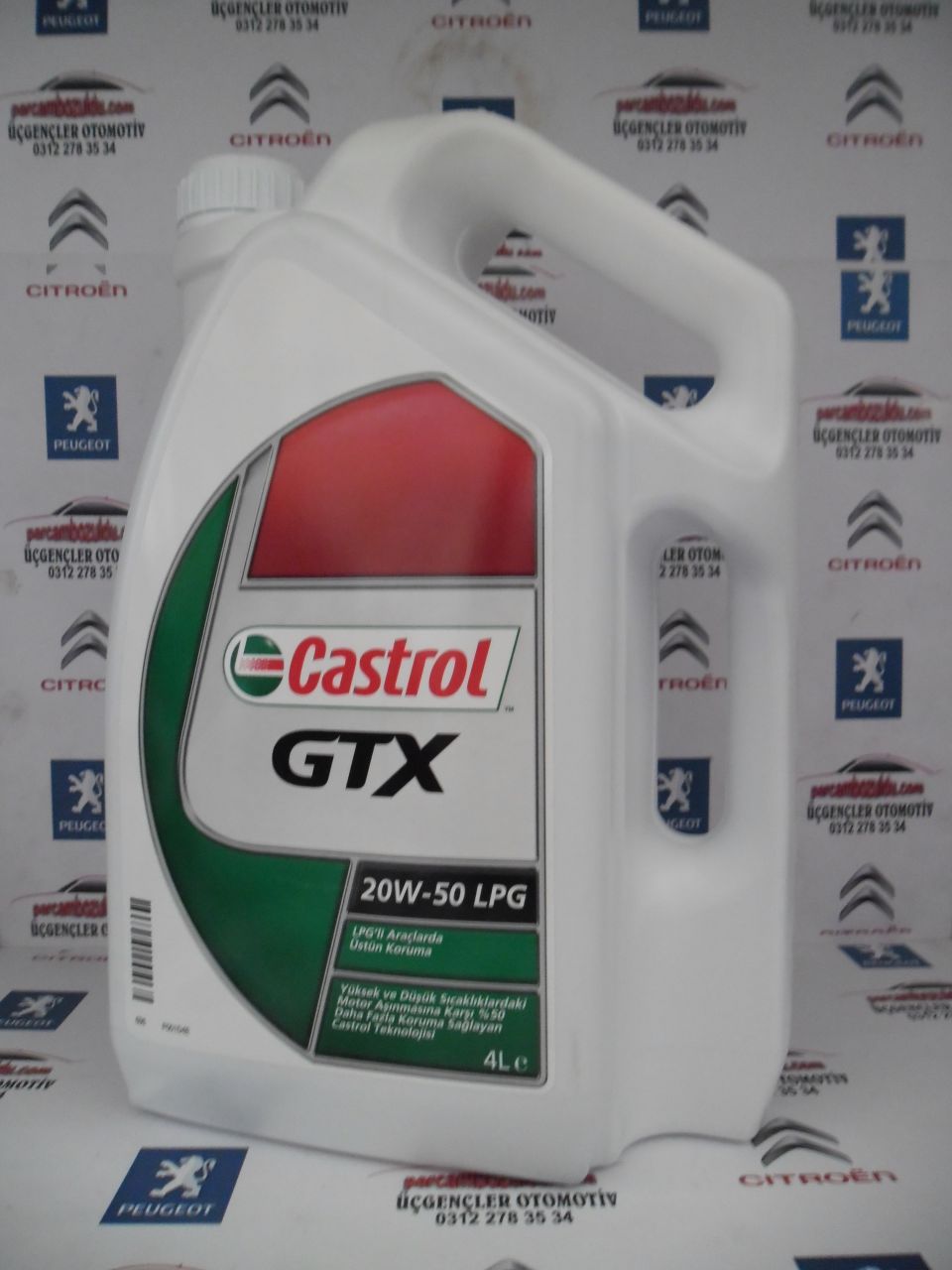 CASTROL 20/50 4 LT GTX LPG MOTOR YAĞI