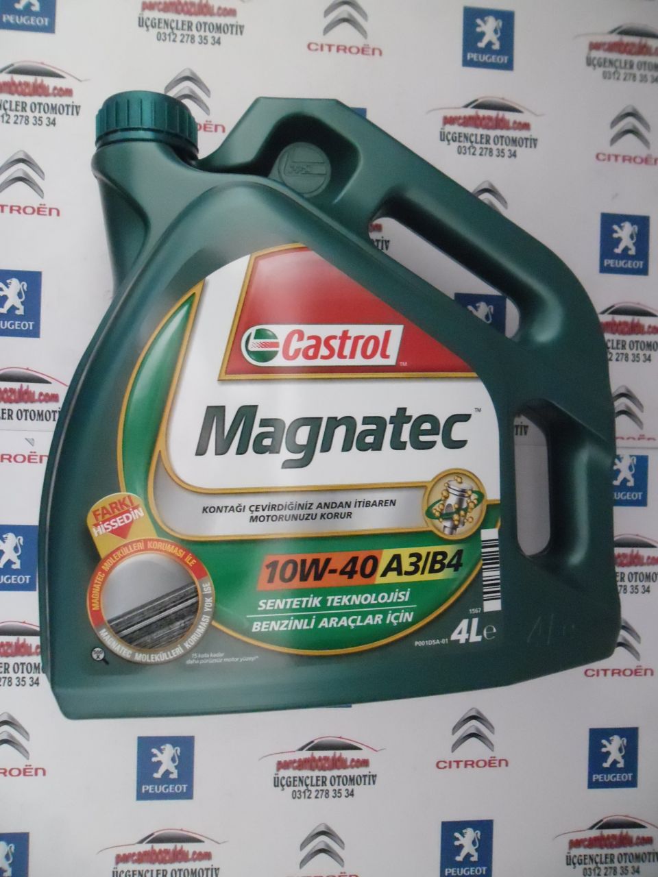 CASTROL MAGNATEC 10W/40 A3/A4 MOTOR YAĞI 4 LİTRE